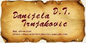Danijela Trnjaković vizit kartica